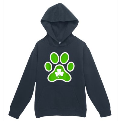 Shamrock Dog St. Patrick's Day Urban Pullover Hoodie