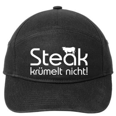 Steak DoesnT Stroll 7-Panel Snapback Hat