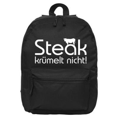 Steak DoesnT Stroll 16 in Basic Backpack