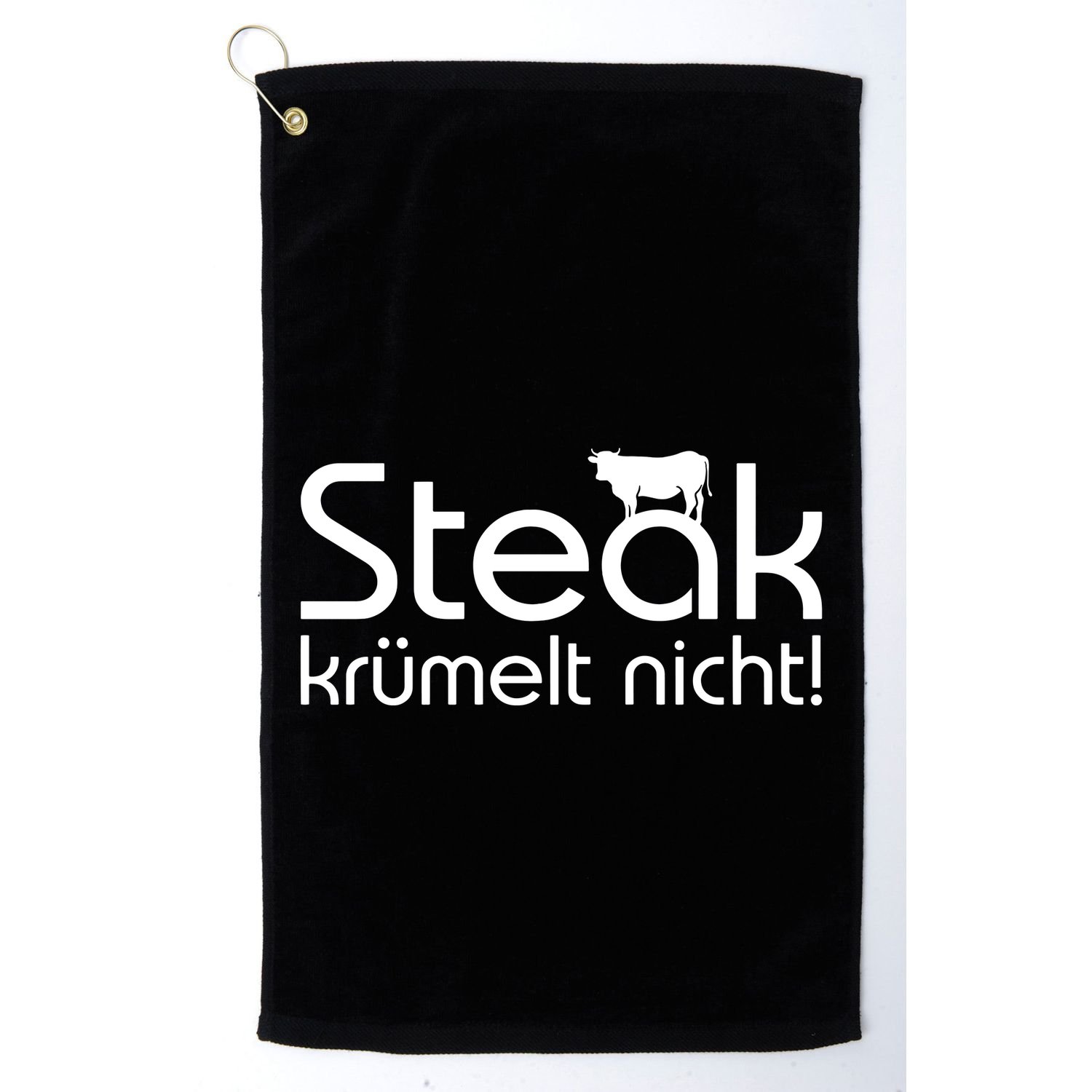 Steak DoesnT Stroll Golf Towel