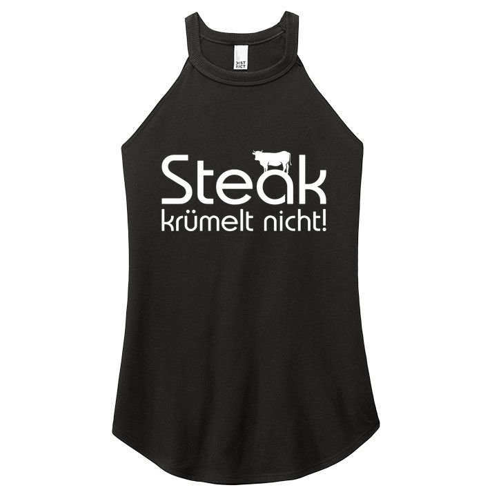 Steak DoesnT Stroll Women's Perfect Tri Rocker Tank