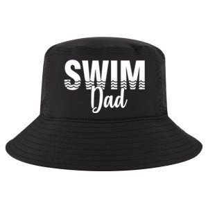 Swim Dad Swimmer Water Sports Swimming Gift Cool Comfort Performance Bucket Hat