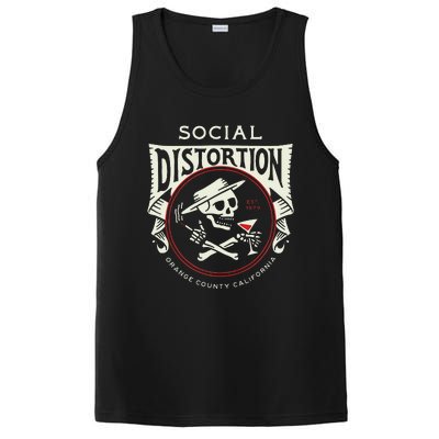 Social Distortion Skelly Circle PosiCharge Competitor Tank