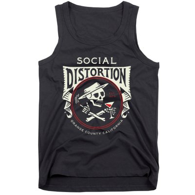 Social Distortion Skelly Circle Tank Top