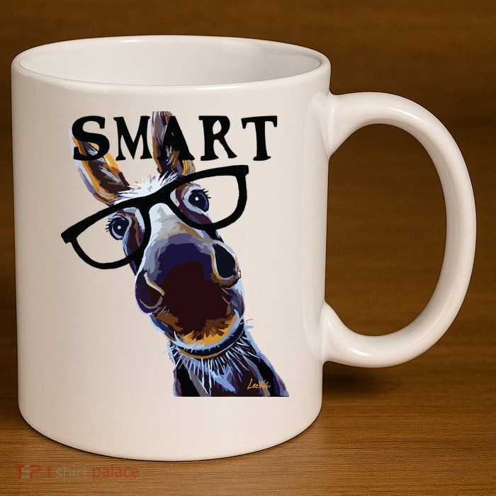 Smart Donkey Smart Donkey 11oz C Handle Ceramic Mug