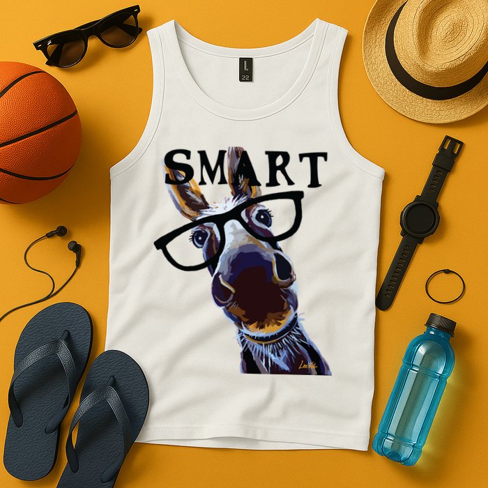 Smart Donkey Smart Donkey Tank Top