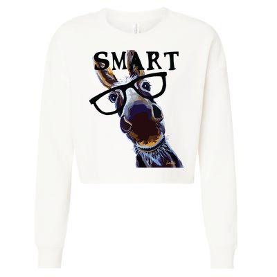 Smart Donkey Smart Donkey Cropped Pullover Crew