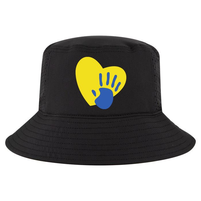 Support Down Syndrome Heart Awareness Cool Comfort Performance Bucket Hat