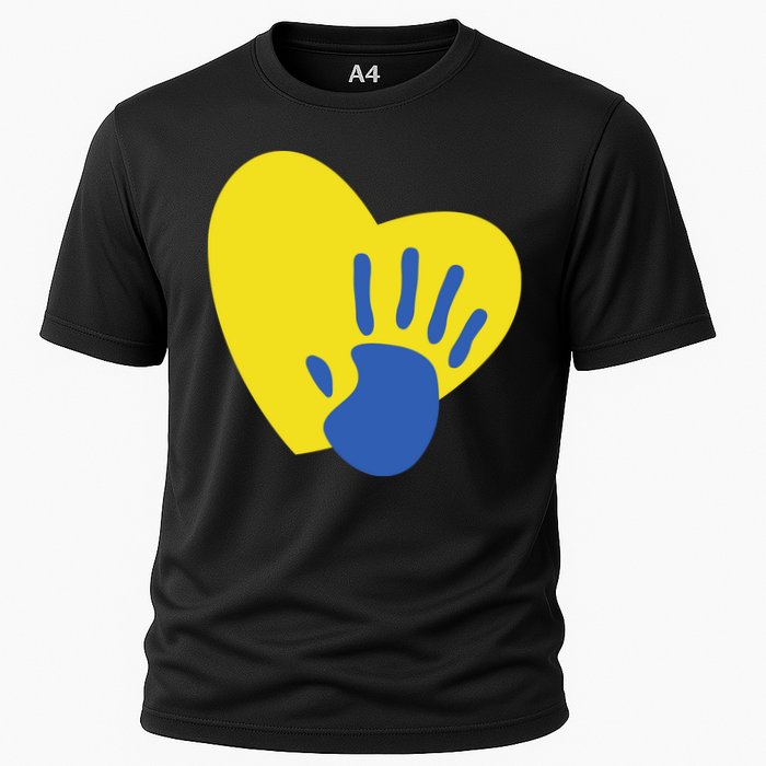 Support Down Syndrome Heart Awareness Performance Shirt