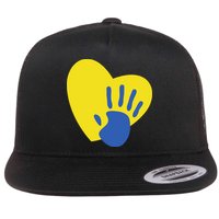 Support Down Syndrome Heart Awareness Flatbill Hat