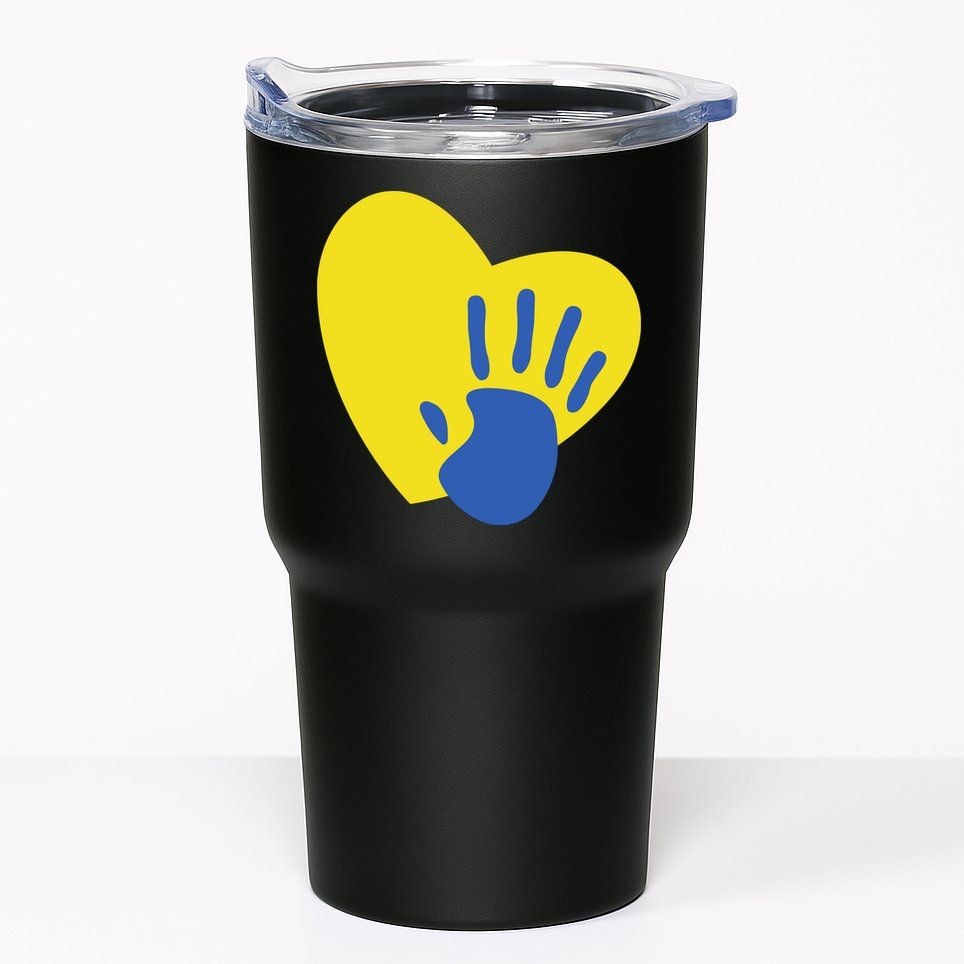 Support Down Syndrome Heart Awareness Tumbler