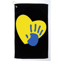 Support Down Syndrome Heart Awareness Golf Towel