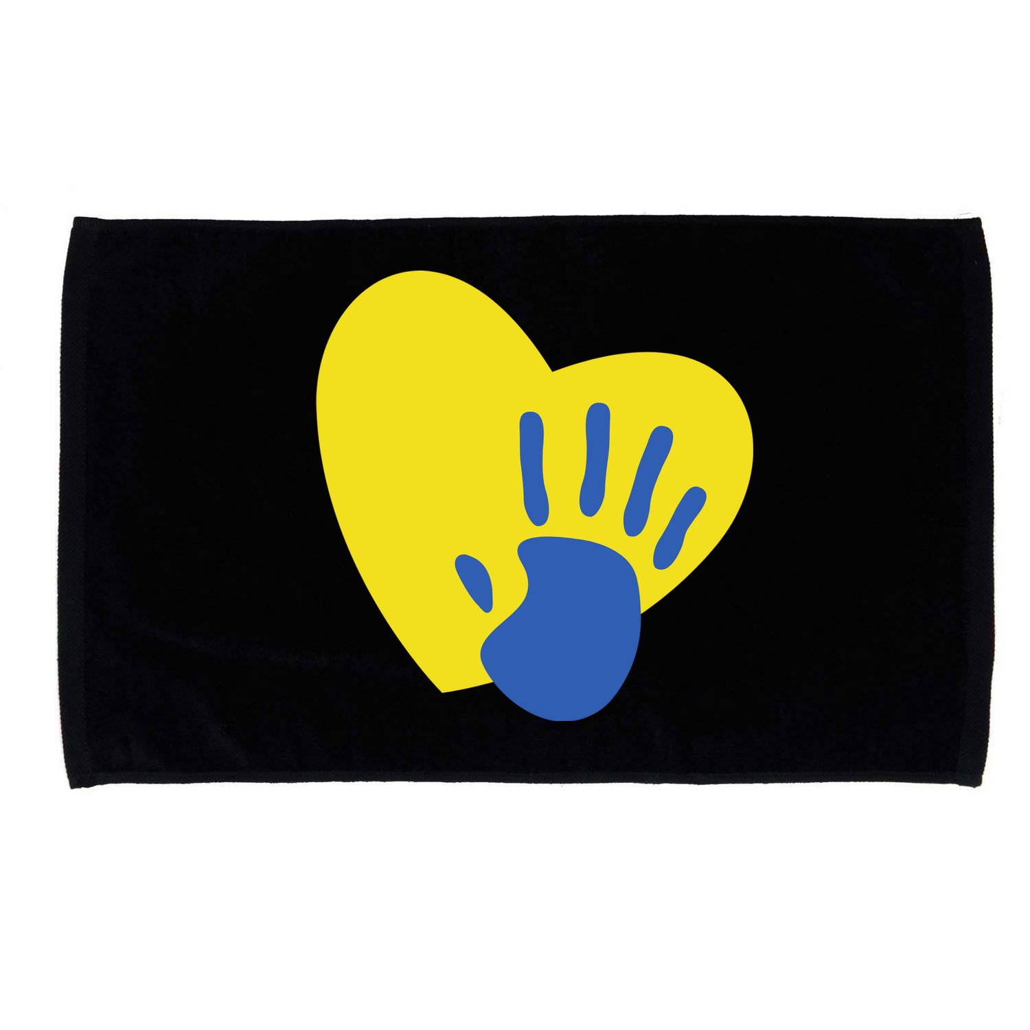 Support Down Syndrome Heart Awareness Microfiber Hand Towel