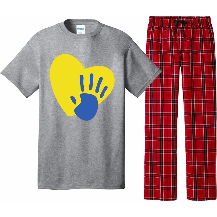 Support Down Syndrome Heart Awareness Pajama Set