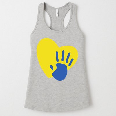 Support Down Syndrome Heart Awareness Womens Tank Top