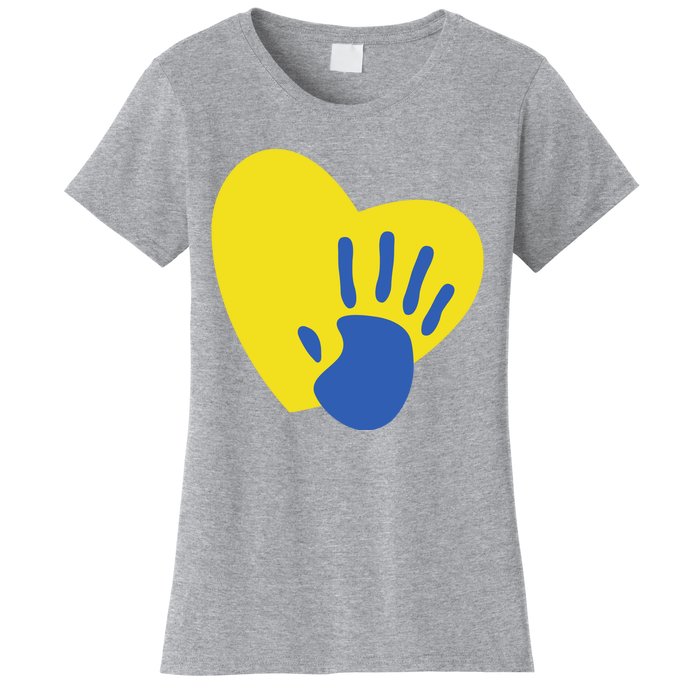 Support Down Syndrome Heart Awareness Women's T-Shirt