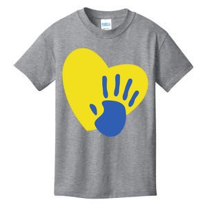 Support Down Syndrome Heart Awareness Kids T-Shirt