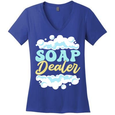 Soap Dealer Soap Making Soap Maker Gift Women's V-Neck T-Shirt
