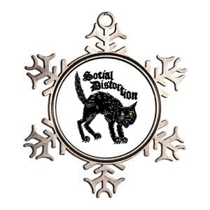 Social Distortion Store Black Kat Meow Metallic Star Ornament