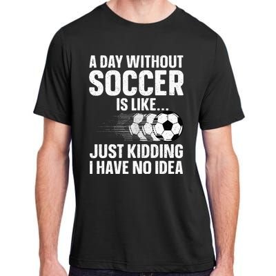 Soccer Design Sport Player Soccer Lover Adult ChromaSoft Performance T-Shirt