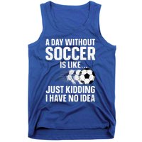 Soccer Design Sport Player Soccer Lover Tank Top