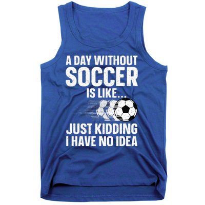 Soccer Design Sport Player Soccer Lover Tank Top