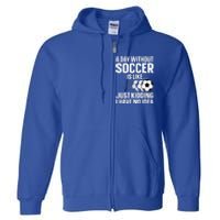 Soccer Design Sport Player Soccer Lover Full Zip Hoodie