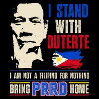 Support Duterte – Stand With Duterte Against Icc Charges Flat Bill Trucker Hat