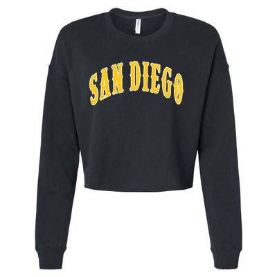 San Diego Cropped Pullover Crew