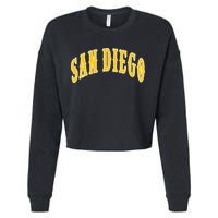 San Diego Cropped Pullover Crew