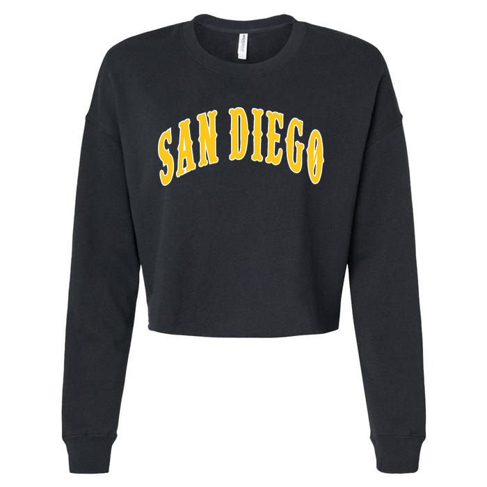 San Diego Cropped Pullover Crew