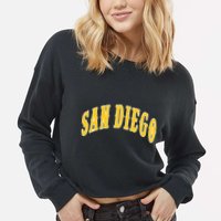 San Diego Cropped Pullover Crew