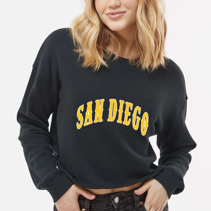 San Diego Cropped Pullover Crew
