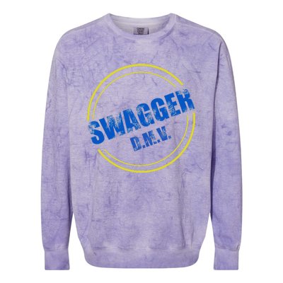 Swagger Dmv Colorblast Crewneck Sweatshirt