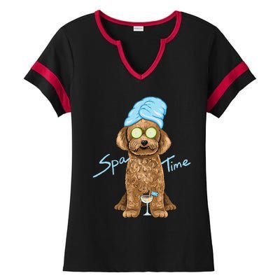 Spa Dog Ladies Halftime Notch Neck Tee