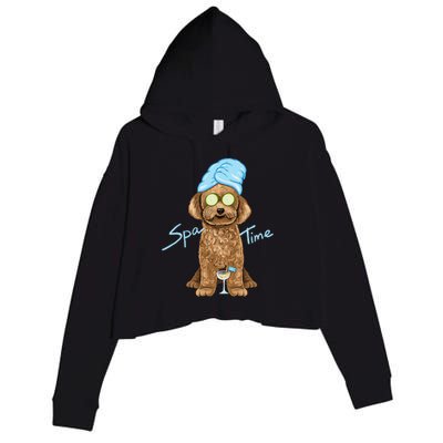 Spa Dog Crop Fleece Hoodie