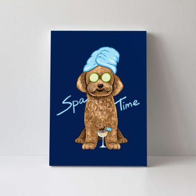 Spa Dog Canvas