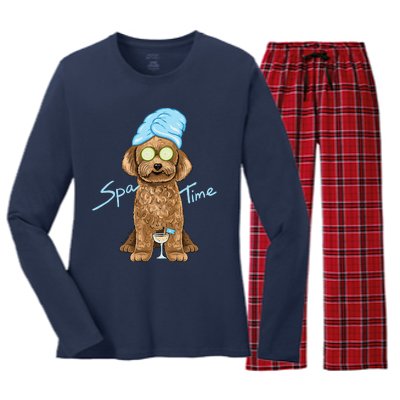 Spa Dog Women's Long Sleeve Flannel Pajama Set 