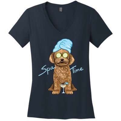 Spa Dog Women's V-Neck T-Shirt