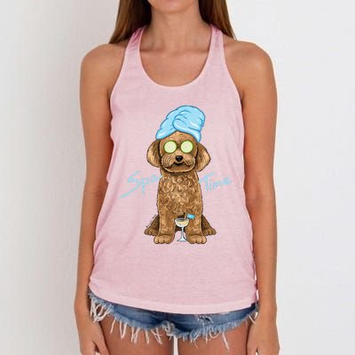 Spa Dog Women's Knotted Racerback Tank