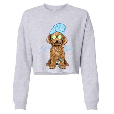 Spa Dog Cropped Pullover Crew