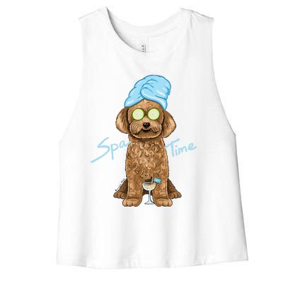 Spa Dog Women's Racerback Cropped Tank