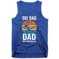 Skier Daddy Ski Dad Like A Regular Dad Only Way Cooler Funny Gift Tank Top