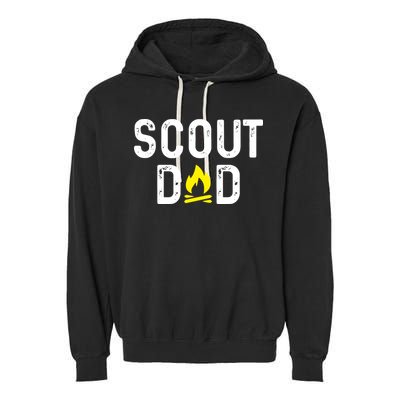 Scouting Dad Scout Dad Father Scout Garment-Dyed Fleece Hoodie