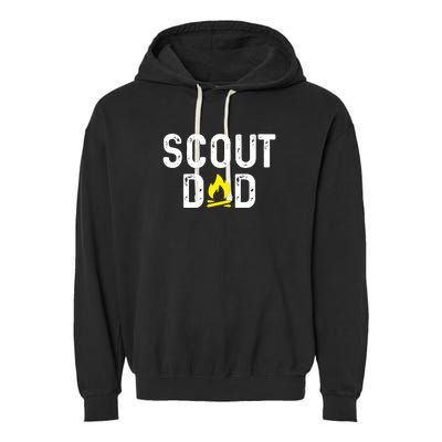 Scouting Dad Scout Dad Father Scout Garment-Dyed Fleece Hoodie