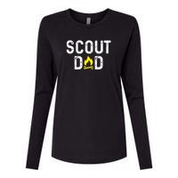 Scouting Dad Scout Dad Father Scout Womens Cotton Relaxed Long Sleeve T-Shirt