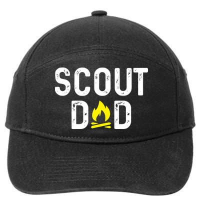 Scouting Dad Scout Dad Father Scout 7-Panel Snapback Hat