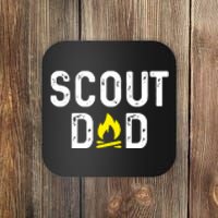 Scouting Dad Scout Dad Father Scout Coaster