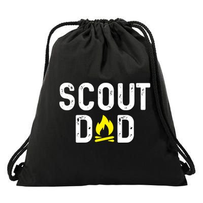 Scouting Dad Scout Dad Father Scout Drawstring Bag