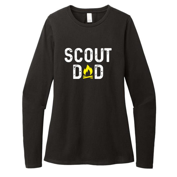 Scouting Dad Scout Dad Father Scout Womens CVC Long Sleeve Shirt